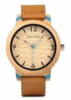 Bobo Bird Brand Wooden Watch With Teal Accent