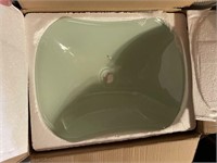 MILIGORE GLASS COUNTER SINK - NEW IN BOX