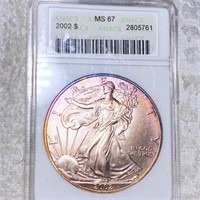 2002 Silver Eagle ANACS - MS67