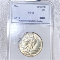 1944 Walking Half Dollar NNC - MS66