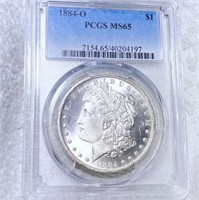 1884-O Morgan Silver Dollar PCGS - MS65