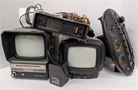Misc lot of portable TVs/Stormtracker and car