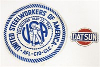 Steel Workers of America 1942 patch measures