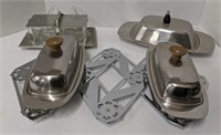 Mid- Century Stainless serving pieces