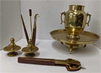 Lot of Brass Items with Marshall Field & Company