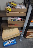 Lot of various items, office supplies, knick
