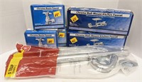 Lot of in package faucets and S Trap.