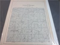 1921 Spring Prairie Wisconsin Map
