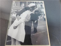 V-J Day in Times Square B&W Framed Photo Framed