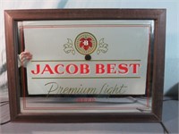 *Jacob Best Premium Light Beer Mirror - Tested Not