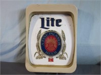 *Miller Lite - A Fine Pilsner Beer Plastic Sign