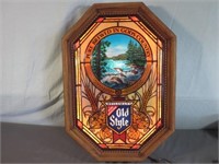 *1982 Heileman's Lighted Faux Stained Glass Motion