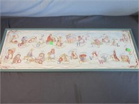 *Peter Rabbit Themed ABC's Wall Hanging 37x13