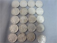 (20) Nice Full-Date Buffalo Nickels