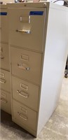 HON 4 Drawer Filing Cabinet Locking-No Keys 52" t