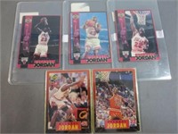 Lot of Michael Jordan Metal Upper Deck Cards (5