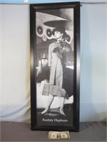 *Audrey Hepburn Framed Picture 39.5x15