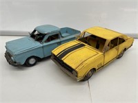 2 x Holden Tin Model Cars approx. 1:18 Scale