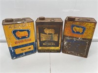 3 x Golden Fleece Gallon Tins