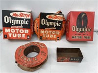 Selection Olympic Tyre Memorabilia inc Boxes,