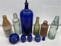 Selection Collectable Bottles inc Ginger Beer,