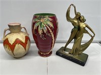 3 x Vintage Pottery, Vases etc