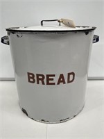 Large Enamel Bread Bin H360mm