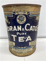Large Moran & Cato Tea Tin