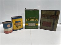 Selection Collectable Tins inc Energol and