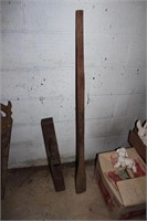 wooden ore  & paddle