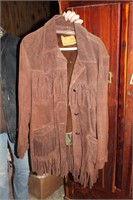 leather fringed jacket
