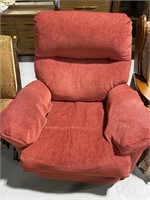 RUST COLOURED RECLINER CHAIR