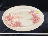 JOHNSON BROTHERS "CASTLE ON THE LAKE" PLATTER