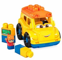 Mega Bloks First Builders Sonny School Bus 6 pc