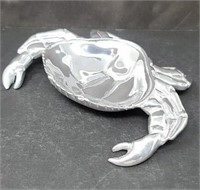 Mariposa crab bowl - sand-cast aluminum, Mexico