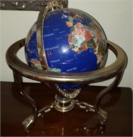 Gemstone globe w compass