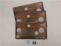 (3) 1985 P&D US Mint Uncirculated Coin Sets