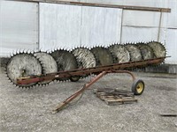Farmhand 9-Wheel Rake