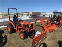 Kubota B7800 Tractor HST, 4X4, ROPS