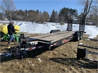 2018 Trailerman 22' tandem axle trailer