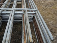 (10) New 6 Bar x 20' Continuous Fence Panels