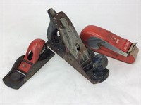 Pair of Wood Planes & Other One Stanley