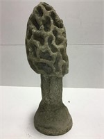 19" Concrete Morel Mushroom Statuary