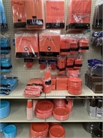 Orange Party Supplies, Table Covers, Paper