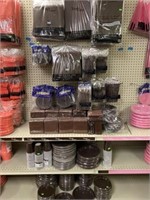 Brown Party Supplies, Table Covers, Paper Plates,