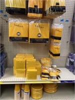 Yellow Party Supplies, Table Covers, Paper