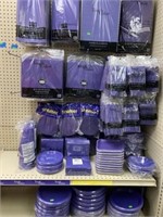 Purple Party Supplies, Table Covers, Paper