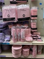 Pink  Party Supplies, Table Covers, Paper Plates,