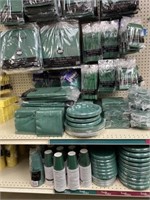 Green Party  Supplies, Table Covers, Paper
