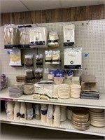 Gold And Cream Party  Supplies, Table Covers,